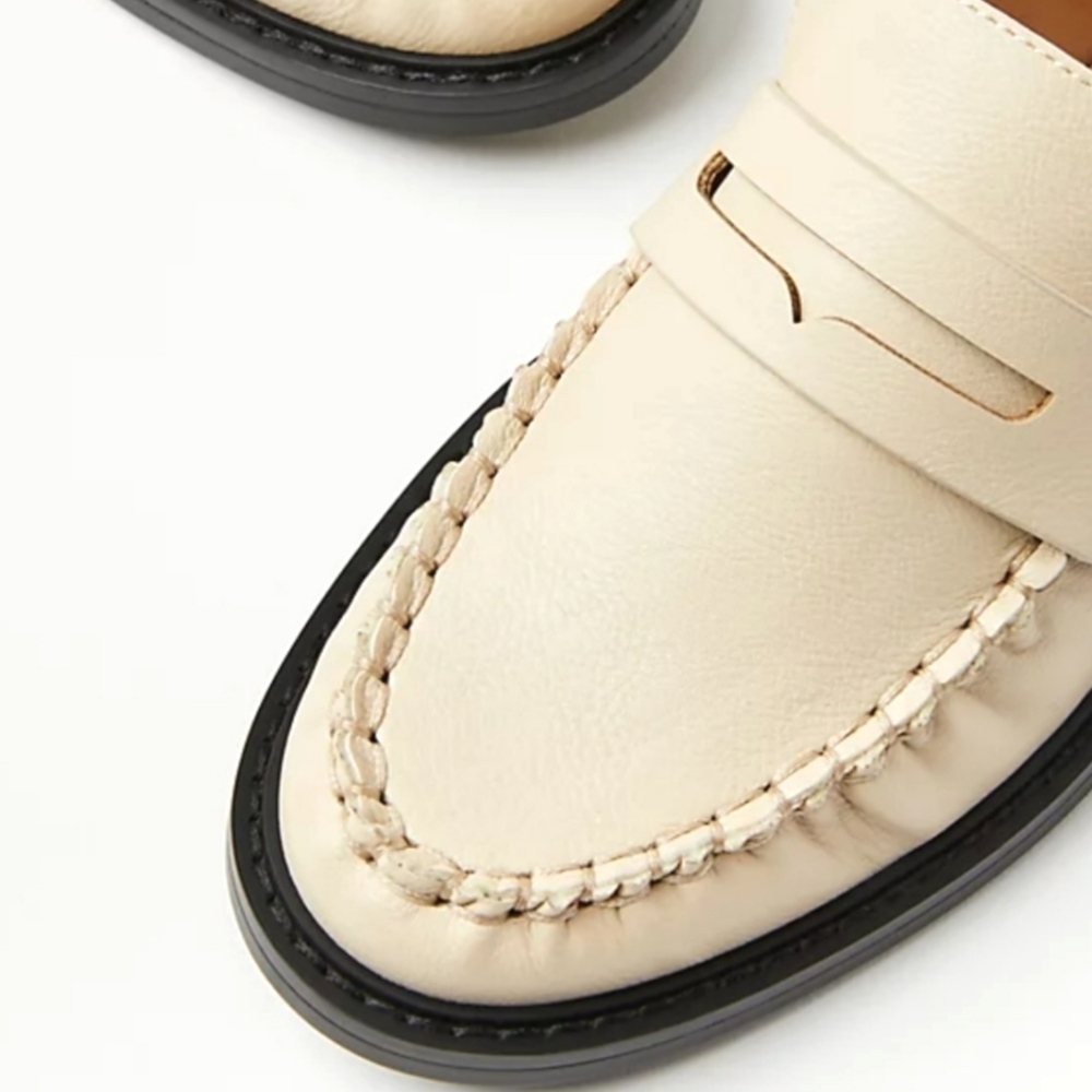 NEW! LOFT Modern Penny Loafers 7.